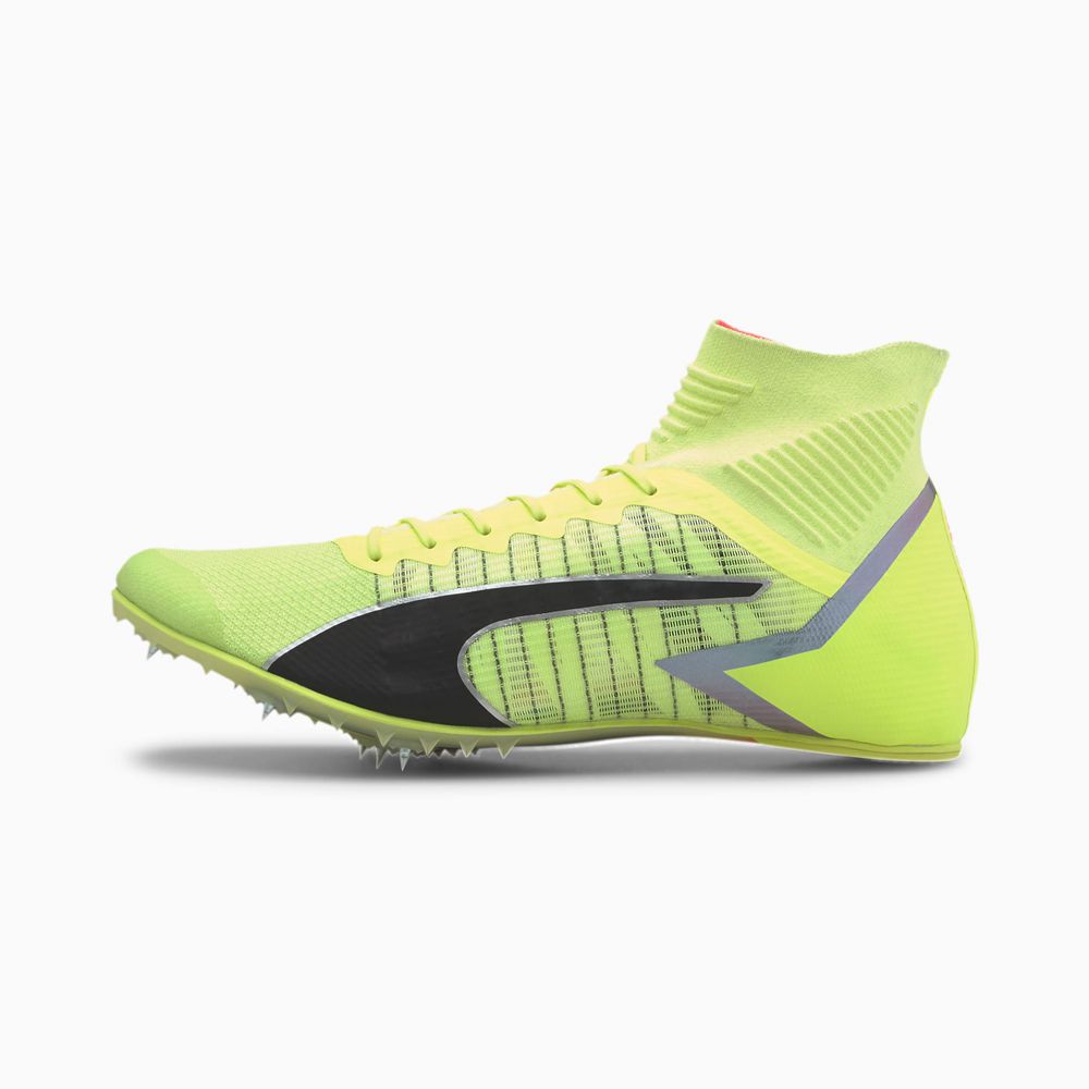 Puma evoSPEED Tokyo Future Mid Cut Férfi Szöges Cipő - Sárga/Fekete ( Hungary - VNPYE3846 )